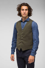 QUINTESSENCE GILET T402VERDE